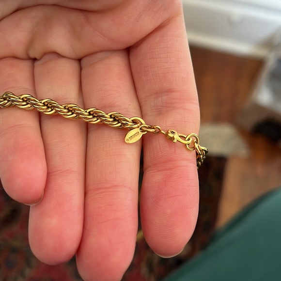 Vintage Monet Gold Rope Chain - Picture 4 of 4